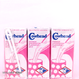 YOYO.casa 大柔屋 - COWHEAD Premium Strawberry Flavoured Milk,250ml 
