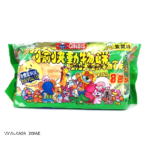 YOYO.casa 大柔屋 - Animal Biscuits 8 Bags Seaweed Flavour,144g*10 