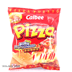 YOYO.casa 大柔屋 - CALBEE Spicy Pizza Favoured Potato Chips ,50g 