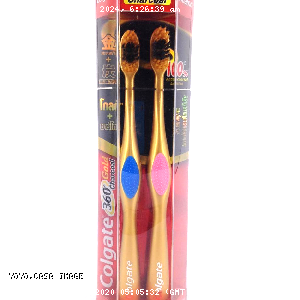 YOYO.casa 大柔屋 - Colgate Gold Charcoal Toothbrush Ultra Soft,2pcs 