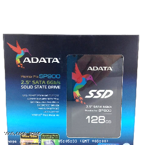YOYO.casa 大柔屋 - ADATA 128GB SSD-SP900 HARDDISK SATA3.0,AD-SSD-128GB-SP900 <BR>ASP900S3-128GM-C