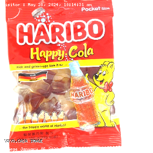 YOYO.casa 大柔屋 - Haribo Happy Cola Cola Flavour Gums,100g 