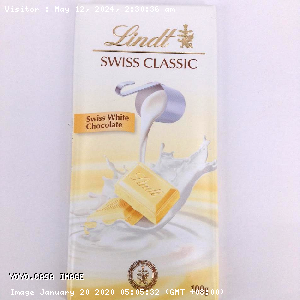 YOYO.casa 大柔屋 - Lindt Swiss Classic White Chocolate,100g 