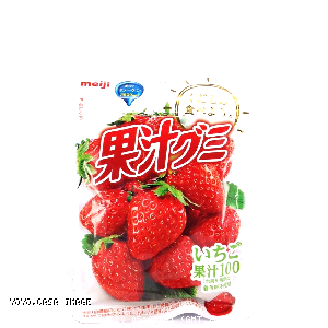 YOYO.casa 大柔屋 - Meiji strawberry juice gummy candy,51g 