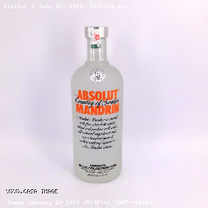 YOYO.casa 大柔屋 - Absolut Mandrin Vodka,750ml 