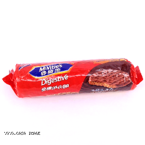 YOYO.casa 大柔屋 - McVities Digestive Delicious wheat biscuits half coated in milk chocolate,300g 