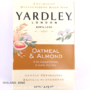 YOYO.casa 大柔屋 - Yardley Oatmeal and Almond Soap,120g 