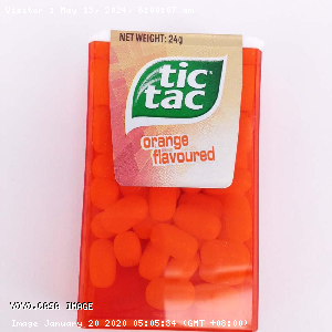YOYO.casa 大柔屋 - Tic Tac orange flavoured mints,24g 