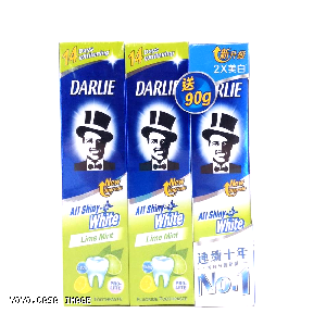 YOYO.casa 大柔屋 - DARLIE Fluoride Toothpaste Lime Mint,2*140g 90g 