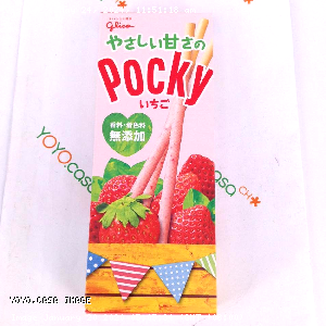 YOYO.casa 大柔屋 - Glico pocky strawberry biscuit sticks,27g 