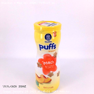YOYO.casa 大柔屋 - Gerber Puffs Cereal Snack Peach Flavour,42g 