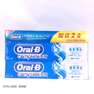 YOYO.casa 大柔屋 - Oral_B孖裝多效極淨白牙膏,2*160g 20g 
