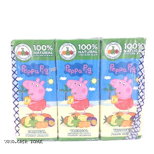 YOYO.casa 大柔屋 - Peppa Pig Tropical Fruit Drink,200ml*3 