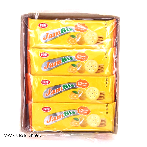 YOYO.casa 大柔屋 - Four Seas JamBis Jam Sandwich Biscuits Orange Flavour,27g*12 