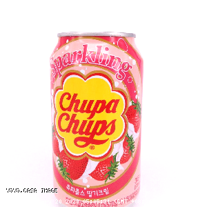 YOYO.casa 大柔屋 - Chupa Chups Sparkling Drink Strawberry Flavor,345ML 