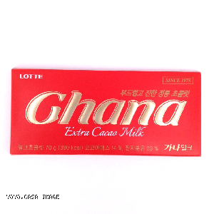 YOYO.casa 大柔屋 - Lotte Ghana Milk Choco,70G 