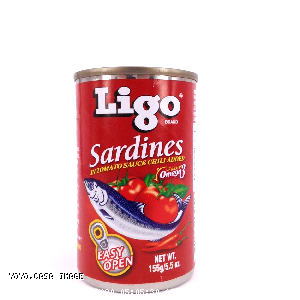 YOYO.casa 大柔屋 - Ligo Sardines In Tomato Sauce Chili Adden,155g 