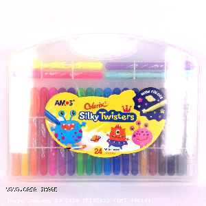 YOYO.casa 大柔屋 - AMOS Silky Twister Crayons,24s 