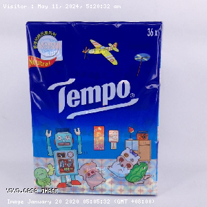 YOYO.casa 大柔屋 - Tempo Petit Tissue Neutral with MacMac Cartoon,36pcs 