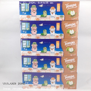 YOYO.casa 大柔屋 - Tempo Apple Cartoon Box Tissue,5pcs 