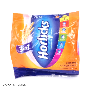 YOYO.casa 大柔屋 - Horlicks 3in1 Original Stick Packs Nutrition Malted Drink,10*28g 