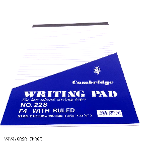 YOYO.casa 大柔屋 - Cambridge228 Writing Pad,210*330mm 