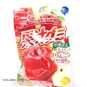 YOYO.casa 大柔屋 - Meiji fruit juice gummy Fuji apple bag 47g明治 果汁グミ ふじりんご 袋47g,47g 