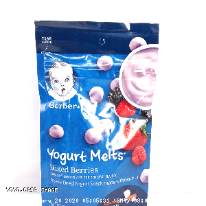 YOYO.casa 大柔屋 - Gerber Yogurt Melts Mixed Berries,28g 
