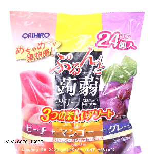 YOYO.casa 大柔屋 - Orihiro Jelly Grape Peach Mango Flavoured,480g 