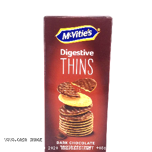 YOYO.casa 大柔屋 - McVities Digestive Thins Dark Chocolate Biscuit,100g 