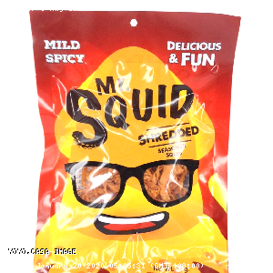 YOYO.casa 大柔屋 - MR.Squid Shredded Seasoned Squid Mild Spicy,65g 
