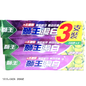 YOYO.casa 大柔屋 - LION Fresh White Toothpaste Green Apple Mint Flavoured,200g*3s 