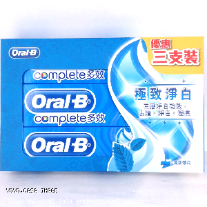 YOYO.casa 大柔屋 - Oral B多效極致淨白牙膏,160g*3s 