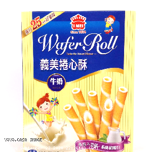 YOYO.casa 大柔屋 - Wafer Roll Milk Flavoured,198g 