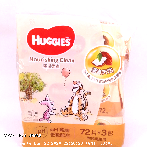 YOYO.casa 大柔屋 - Huggies Nourishing Clean Wipes,72s*3s 