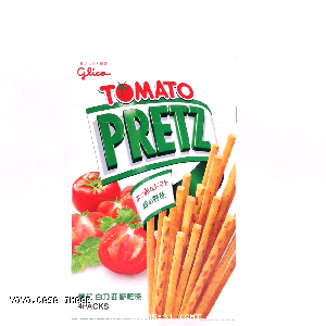 YOYO.casa 大柔屋 - Glico Tomato Pretz Biscuit Sticks,22.5g*4 