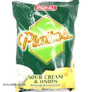 YOYO.casa 大柔屋 - Jack n Jill Piattos Sour Cream And Onion Flavored Potato Crisps,85g 