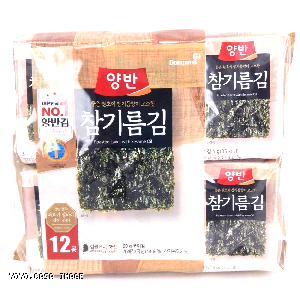 YOYO.casa 大柔屋 - Dongwon Yangban Laver Sesame Oil Flavor,5g*12s 