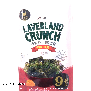 YOYO.casa 大柔屋 - Laverland Crunch HabaneroFlavor Seaweed,40.5g 
