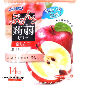 YOYO.casa 大柔屋 - Orihiro Konjak Jelly Honey Apple,120g 