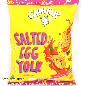 YOYO.casa 大柔屋 - Chirrup salted egg yolk potato chips,60g 