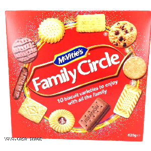 YOYO.casa 大柔屋 - Mcvities Family Circle Biscuit,620g 