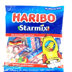 YOYO.casa 大柔屋 - Haribo Starmix Fruit Flavour,250g 