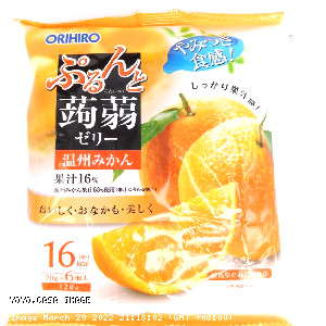 YOYO.casa 大柔屋 - Orihiro Konjak Jelly Unshiu Orange,20g*6 