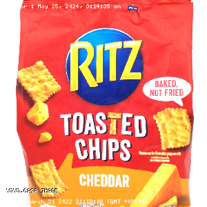 YOYO.casa 大柔屋 - Ritz Toasted Chips Cheddar Flavor,229g 