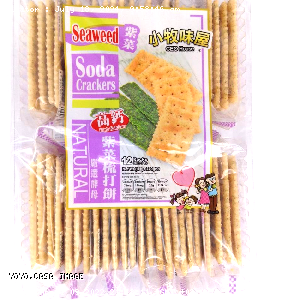 YOYO.casa 大柔屋 - CEO House High Calcium Soda Crackers Seaweed Flavour,270g 