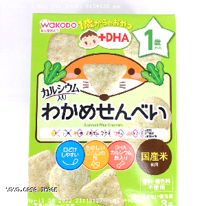 YOYO.casa 大柔屋 - Wakodo Seaweed Rice Crackers With DHA,6g*3 