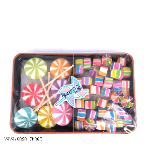 YOYO.casa 大柔屋 - Assorted colorful handmade pinwheel lollipops,100g 