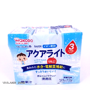 YOYO.casa 大柔屋 - Wakodo Lon Drink Aqualyte Apple Flavor,125ml*3 
