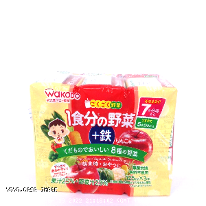 YOYO.casa 大柔屋 - Apple Flavor Vegetable Drink with Iron for babies from 7 months,125ml*3 